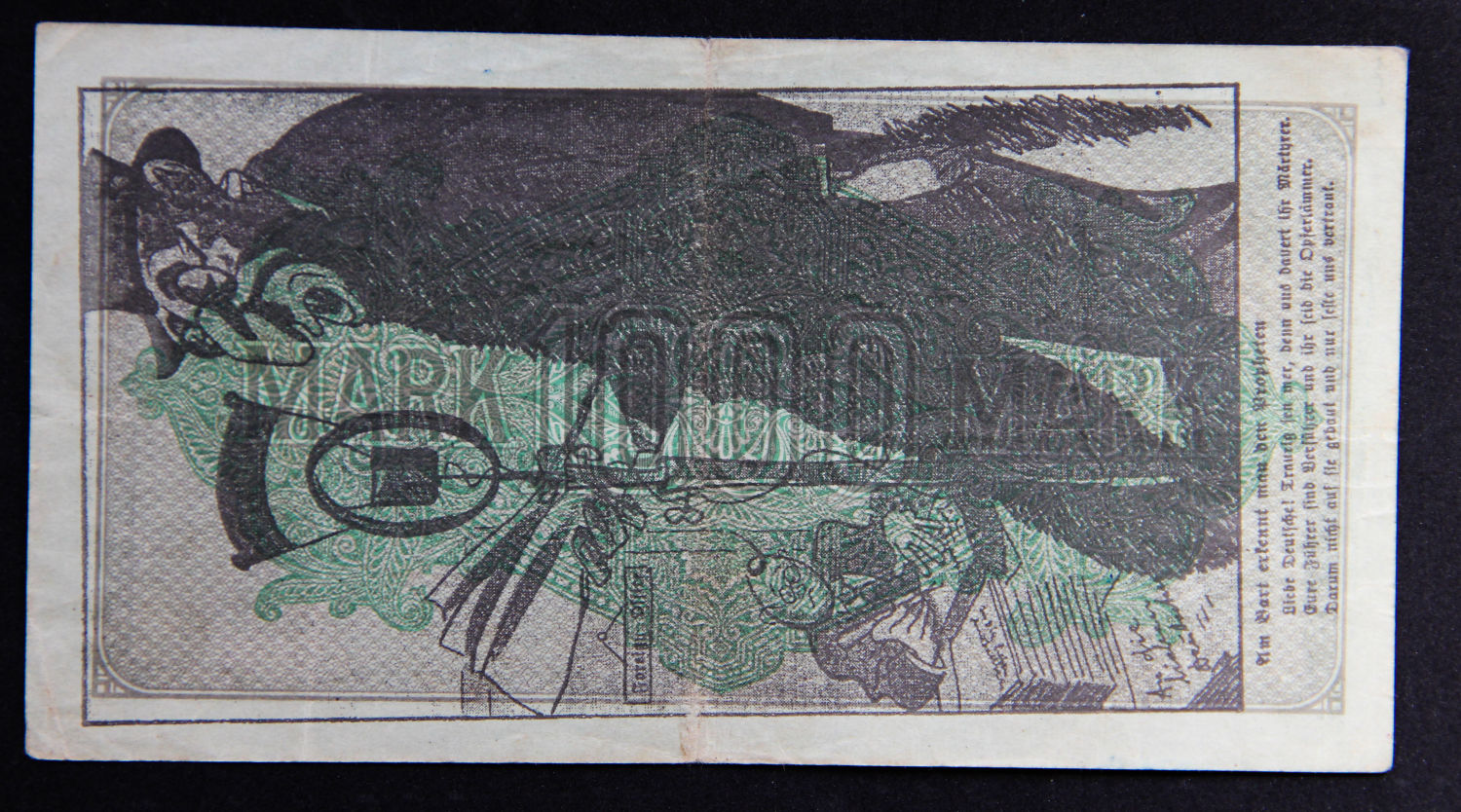 Germany - 1000 mark - 1922. - 1 0