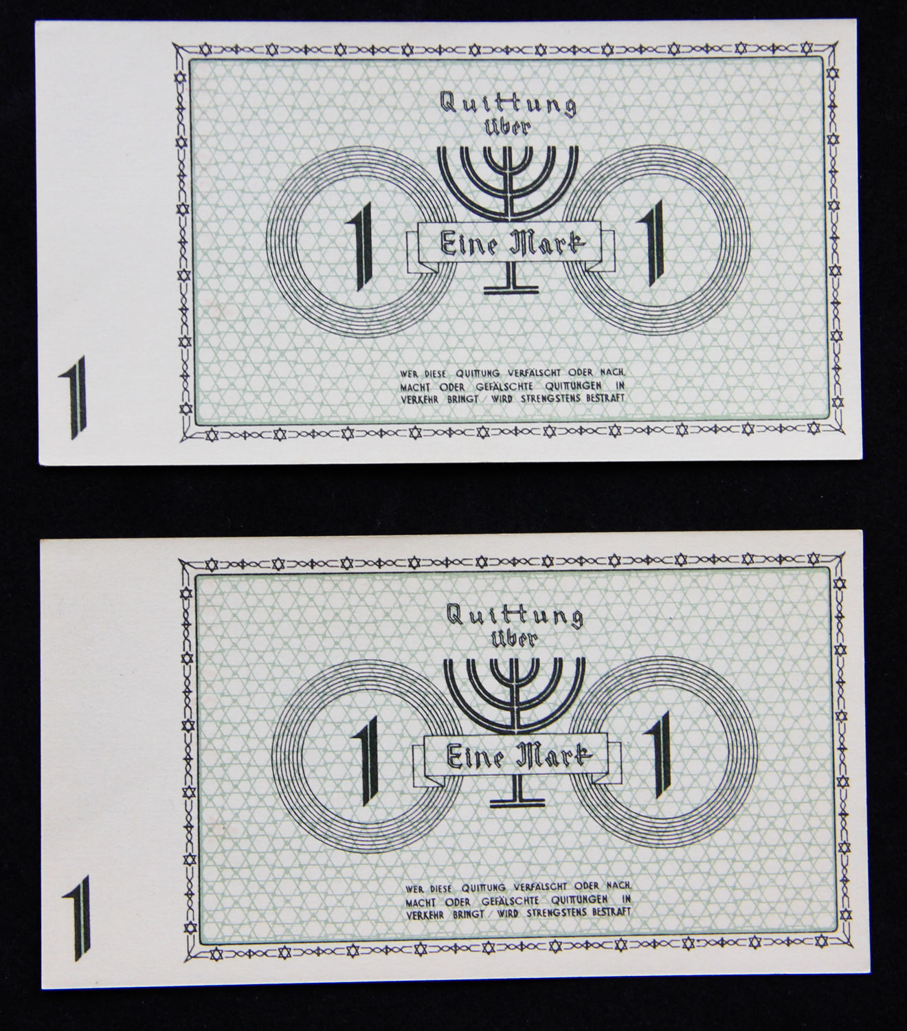 Poland - 1 mark - 1940 - ghetto Lodz - running numbers. - 1 1