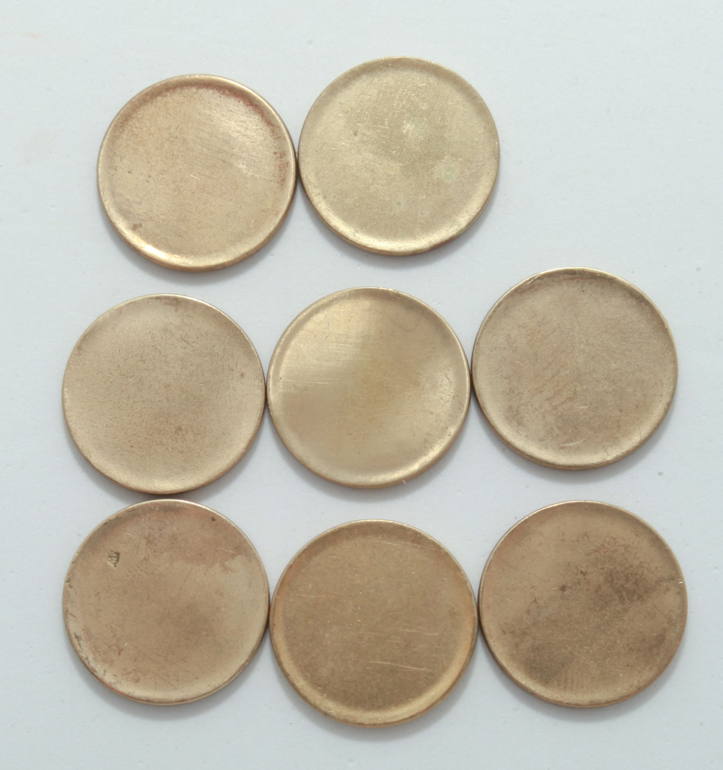 Israel - Lot of 8 coins of 10 Agorot, Without Year - Without Minting - XF-AU - 1 0