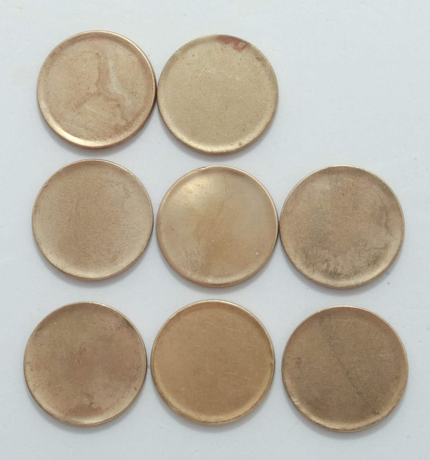 Israel - Lot of 8 coins of 10 Agorot, Without Year - Without Minting - XF-AU - 1 1