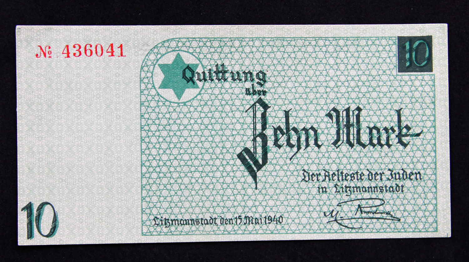 Poland - 10 mark - 1940 - ghetto Lodz. - 1 0