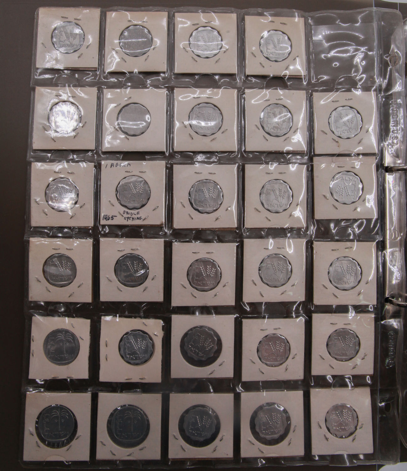 Isreal - Coins Album of the Lira and the Old Shekel Period - XF-UNC - 1 6