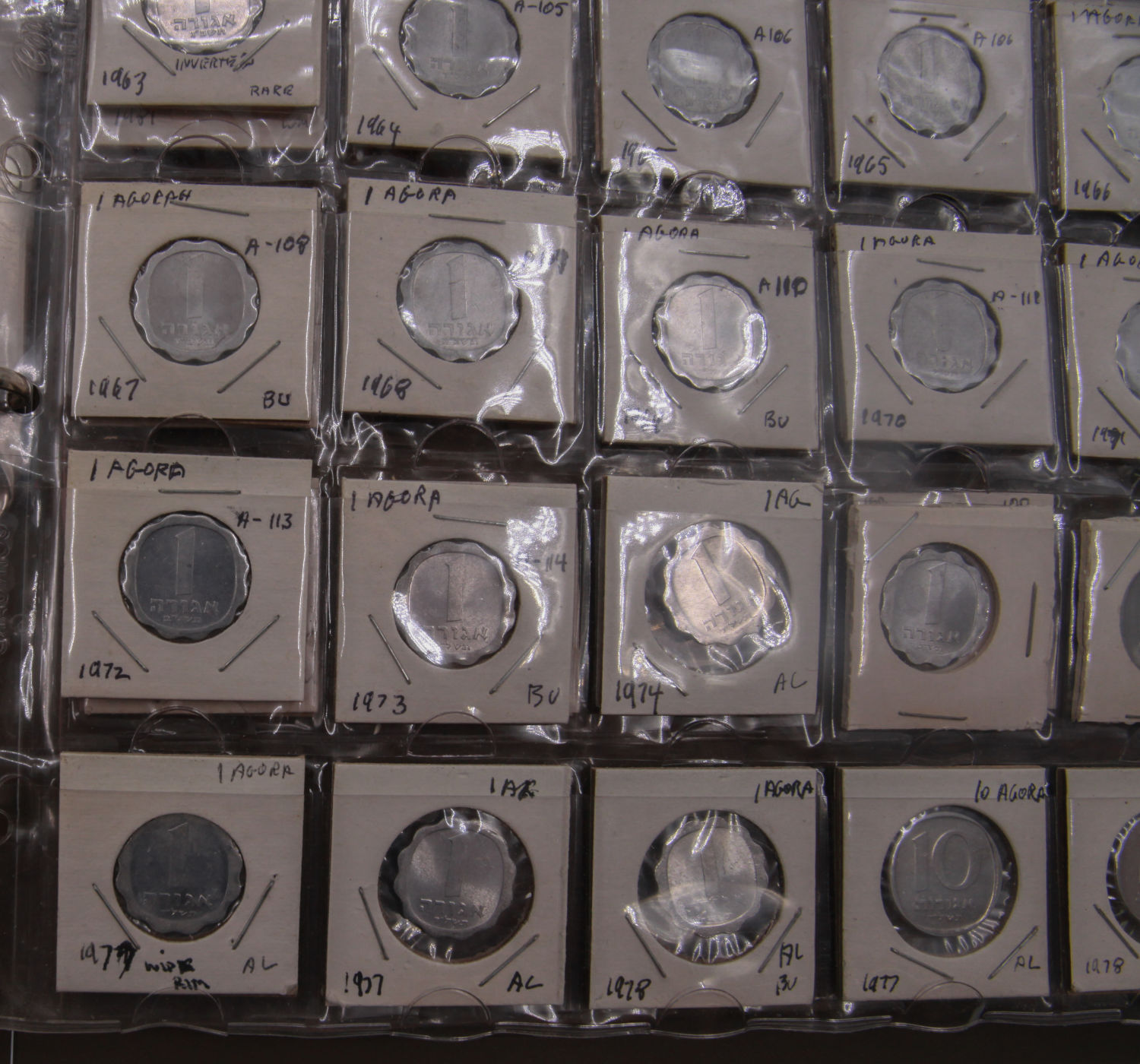 Isreal - Coins Album of the Lira and the Old Shekel Period - XF-UNC - 1 2