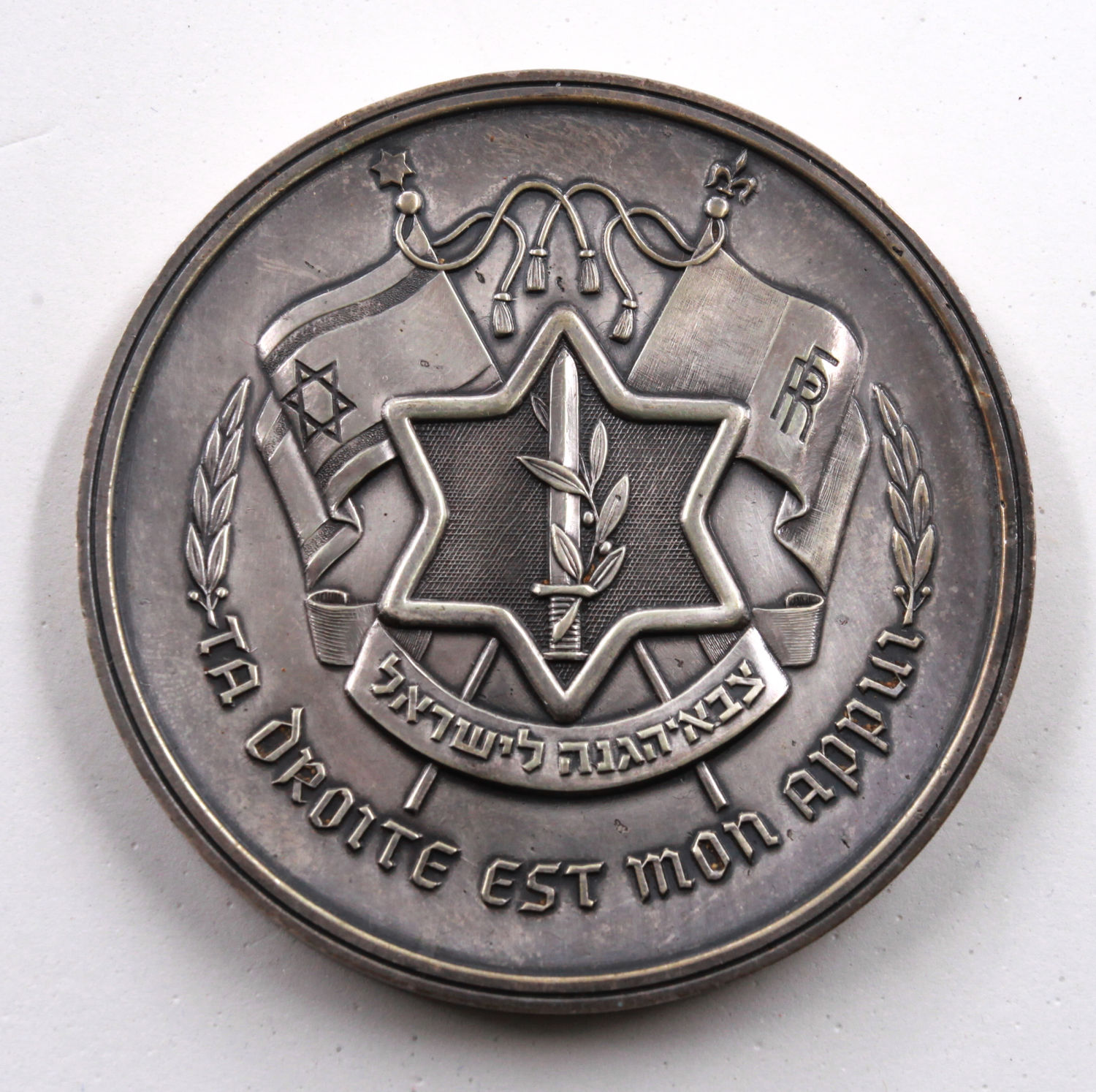 Israel - the first medal issued by the State of Israel to 34 French officers who participated in the Sinai war - ... - 1 0