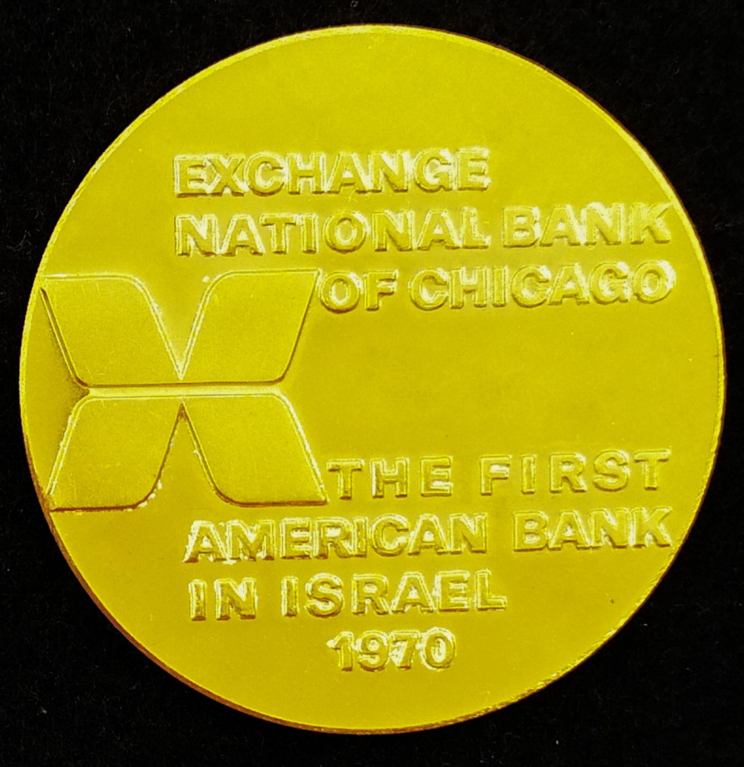 Israel - Exchange National Bank of Chicago 1972 - Gold 916.6 - Mintage 25 units - Very Rare - 1 1