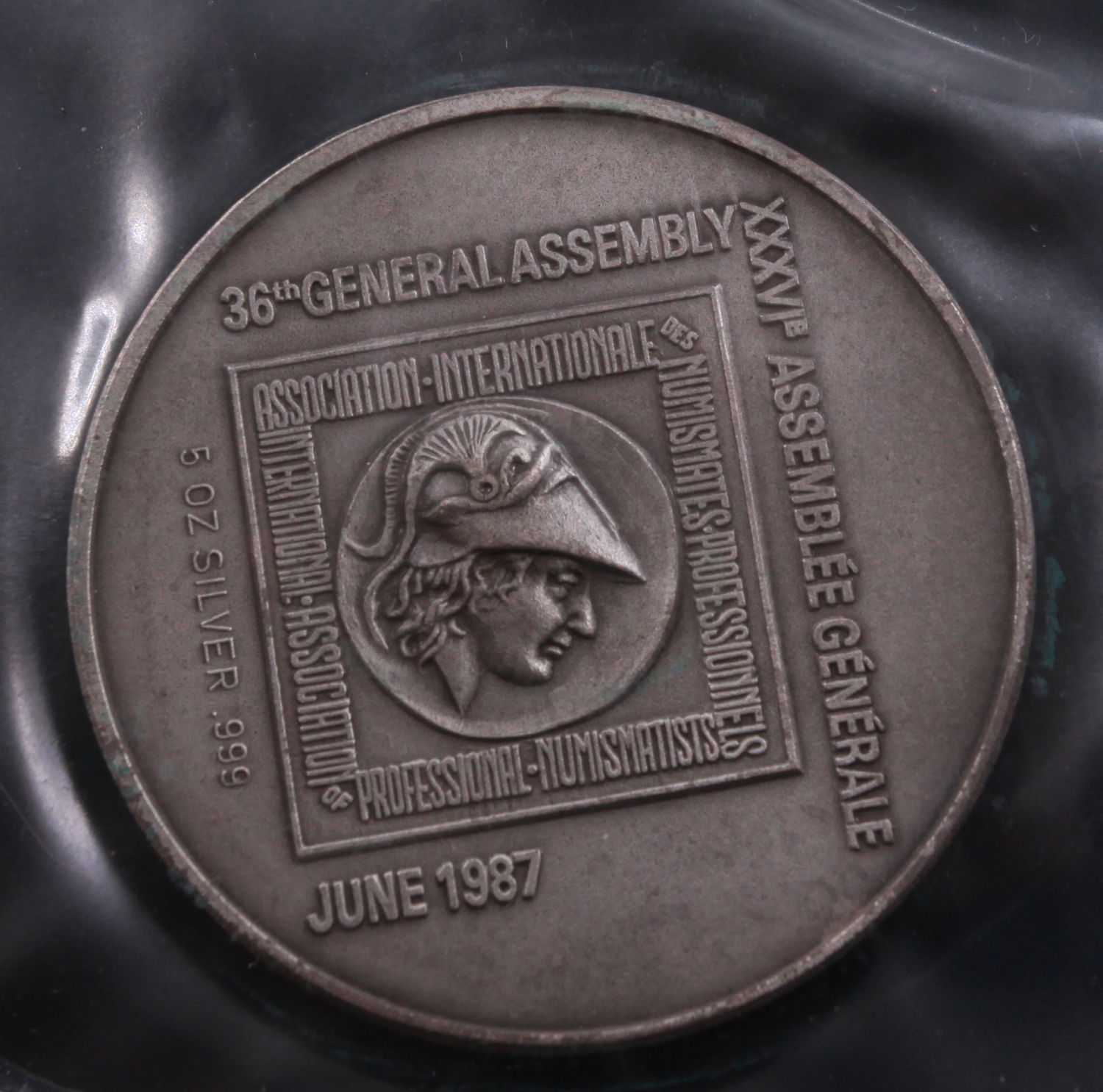 Israel - International Numismatic Congress 1987 Medal - Silver 999, 155 grams, 65 m"m - 1 1
