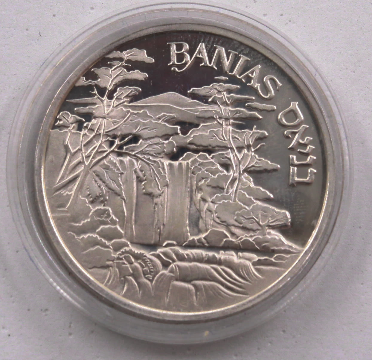 Israel - Jordan River Silver medal 1990 - UNC - 1 1