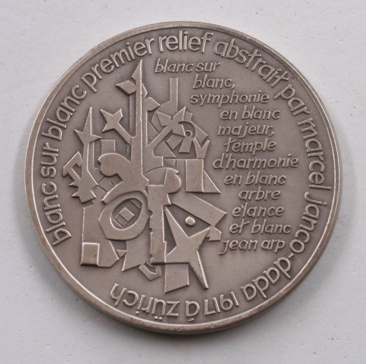 Israel - Private silver medal in honor of Marcel Janko and the founders of the Hadda movement and the settlement of ... - 1 1