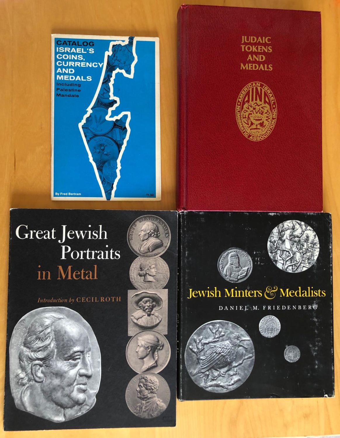Literature - Lot of 4 books on numismatics and Judaica - 1 0
