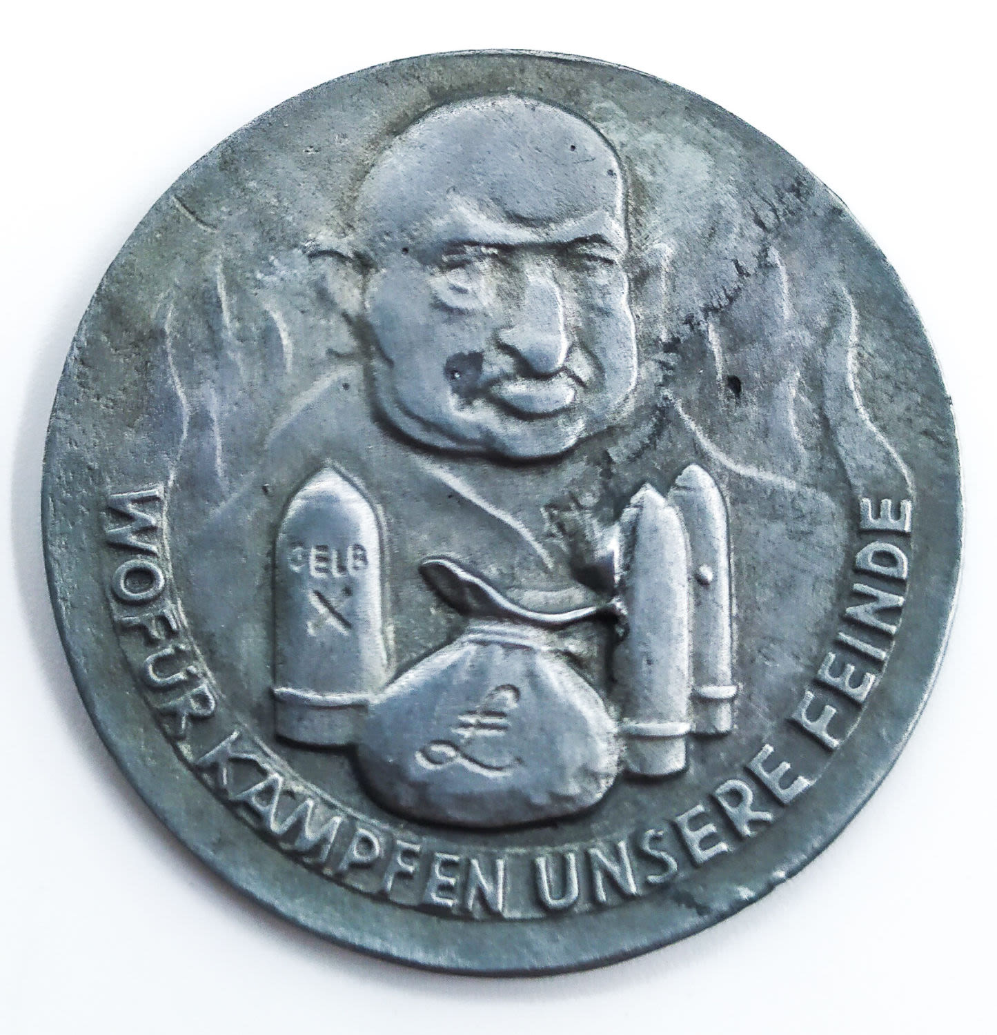 Anti-Semitic medal Nazi Germany- "Why We Fight" - 1939 - 1 0