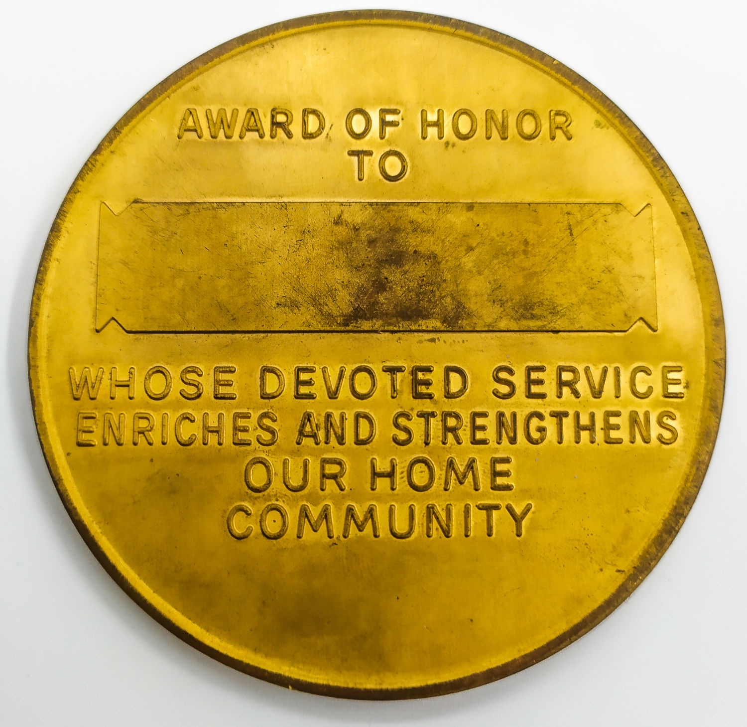 Philanthropies medal - Contribution Honor - 50' - 1 1