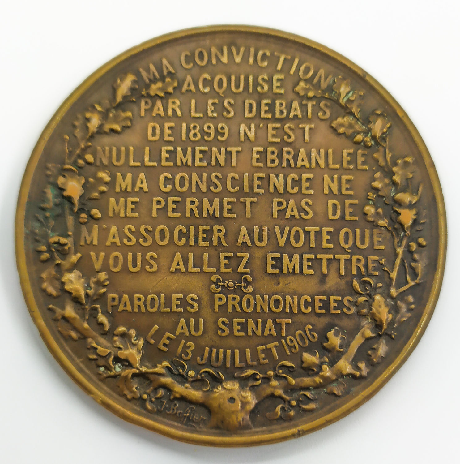 Medal - Dreyfus - France 1906 - 1 1