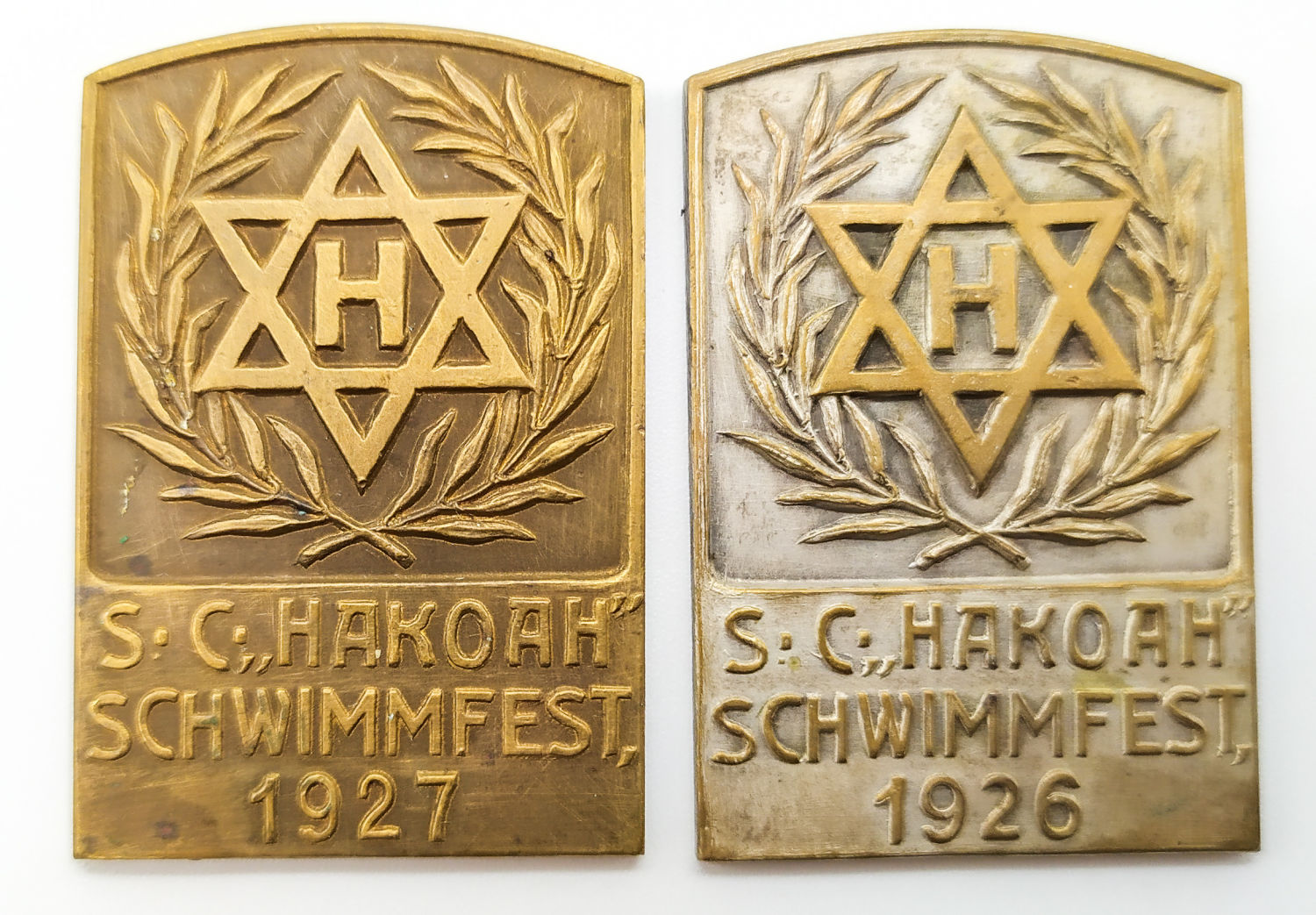 2 Victory Plaques of the "Power" sports competition - Austria 1926-1927