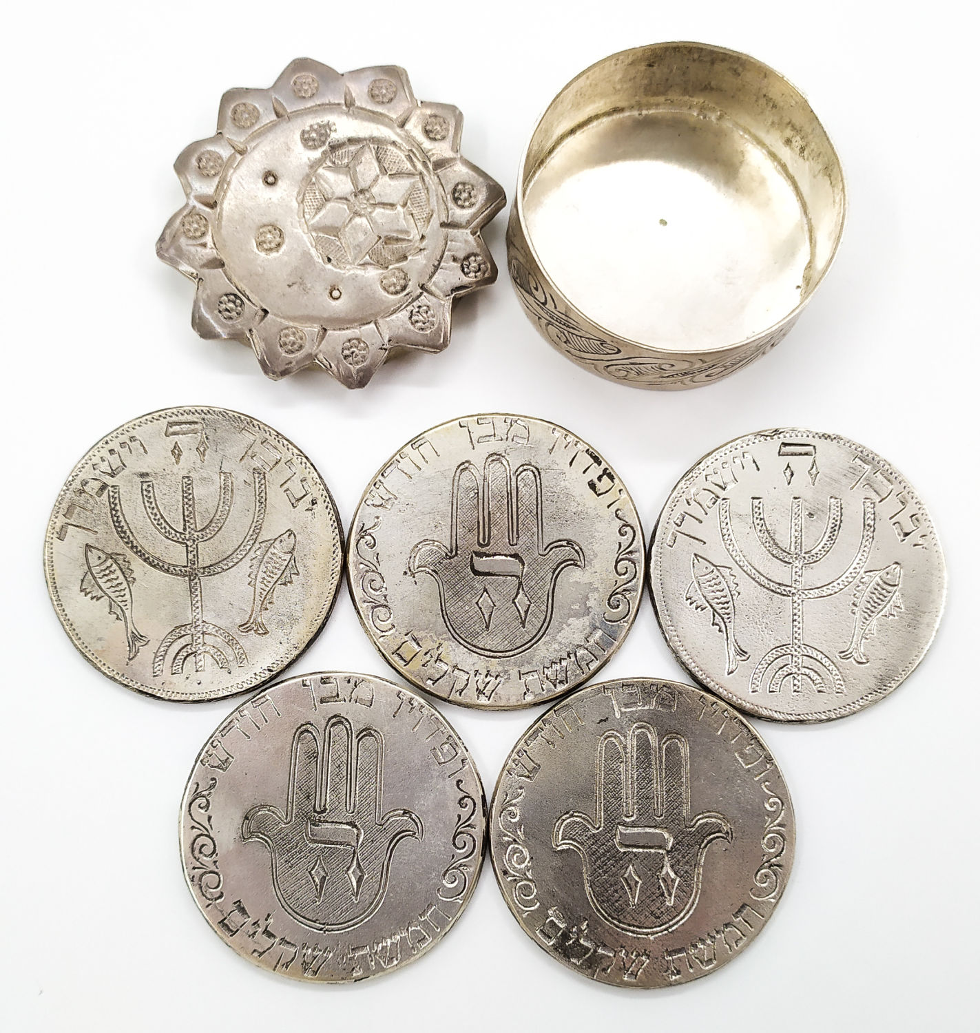Set of 5 silver coins - "Pidyon Haben" - private Issue
