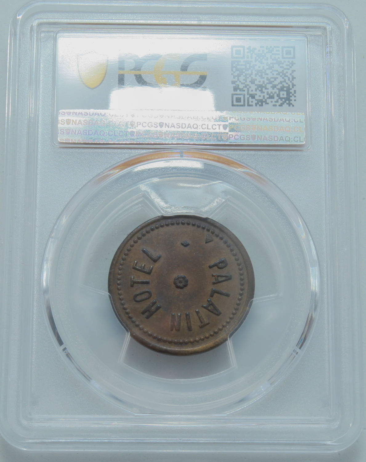 Palestine - 5 Piaster 1930' - Palatin Hotel - PCGS AU 58 - 1 3