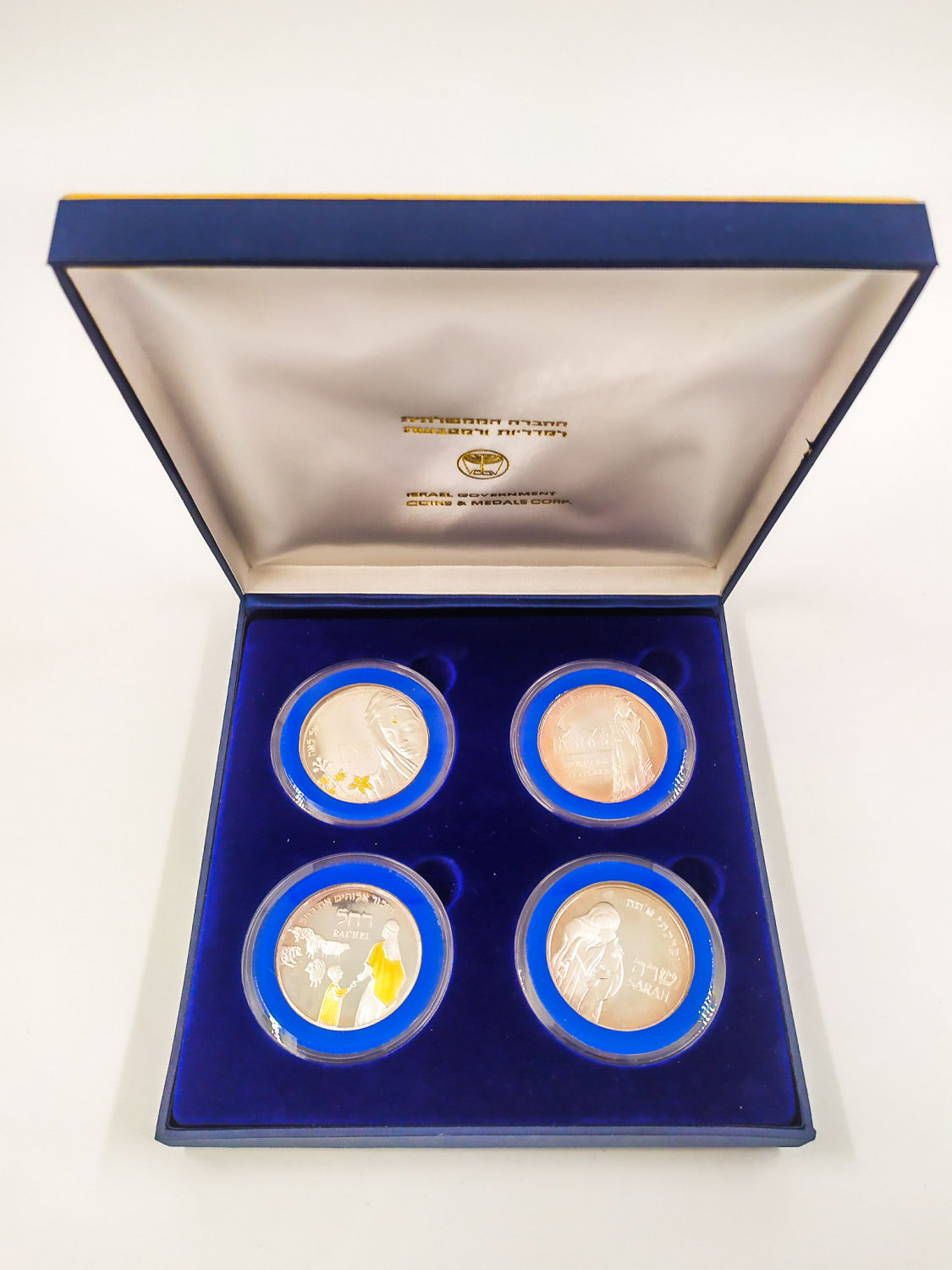 Four silver medals - four mothers - Sarah, Rebecca, Rachel and Leah - a government Issue - 1 0