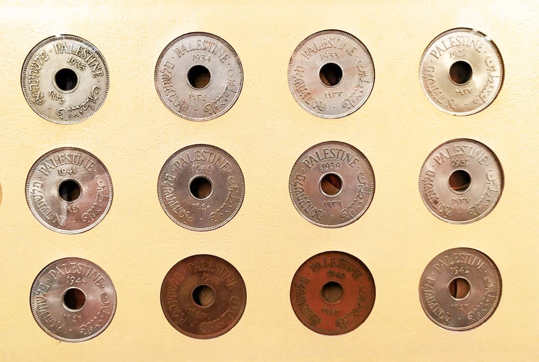 Palestine - Full 59 Coins set of British Mandath - 1 12