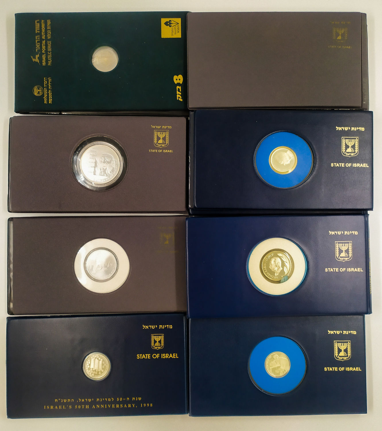 8 Informational Silver Medals Recordings of Government issue - 1 0
