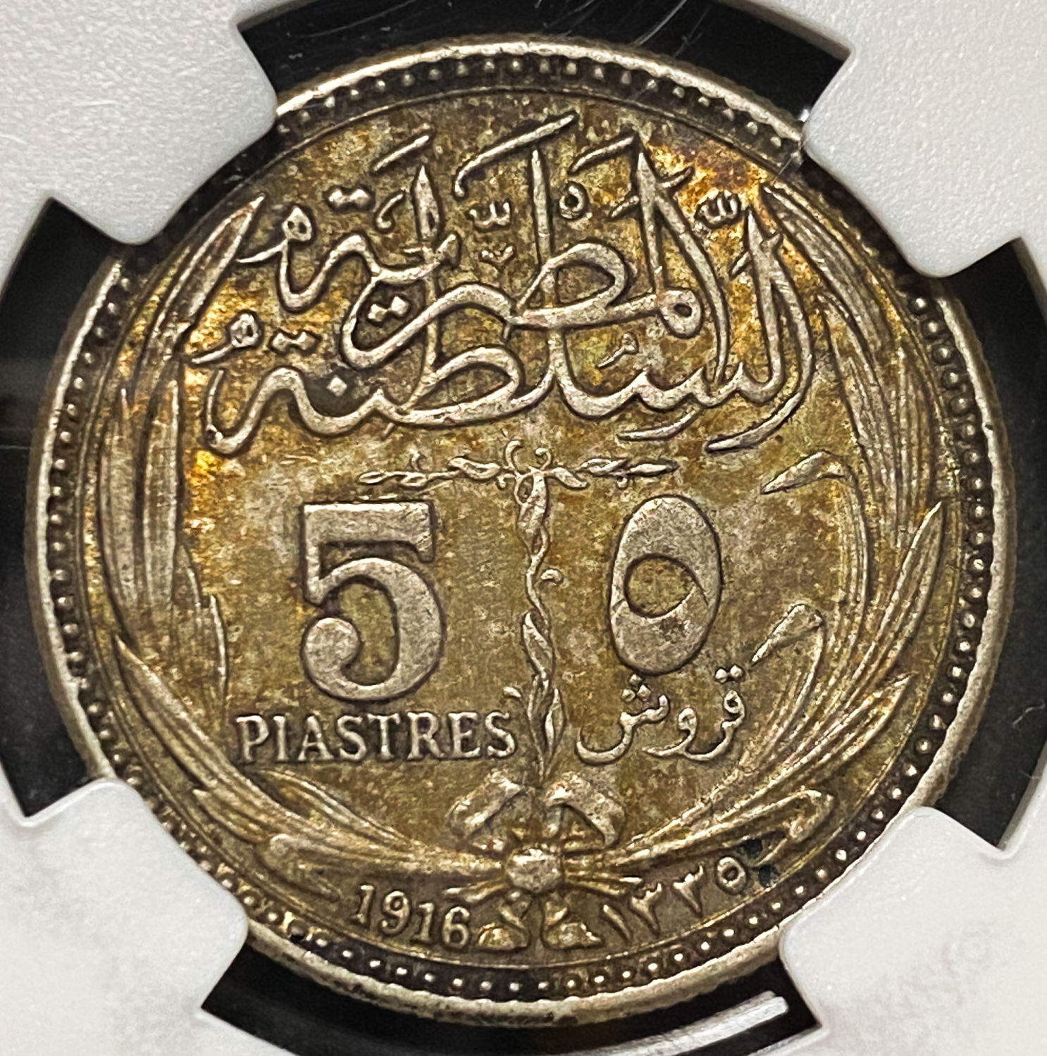 Egypt - 5 Piasters 1916 - NGC AU 50 - 1 0