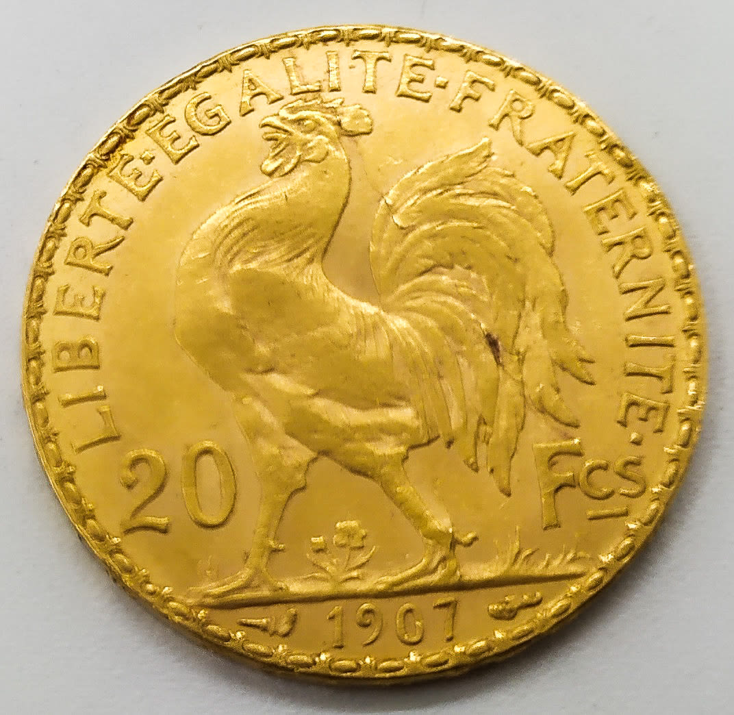 France - 20 Francs 1907 - Gold coin - 1 0