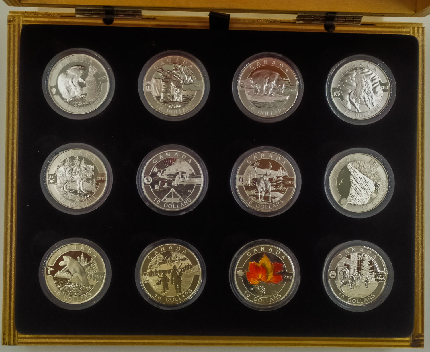 Canada - 10 Dollars 2013 (x12) - O Canada Series - 12x ½ oz Silver - 1 2