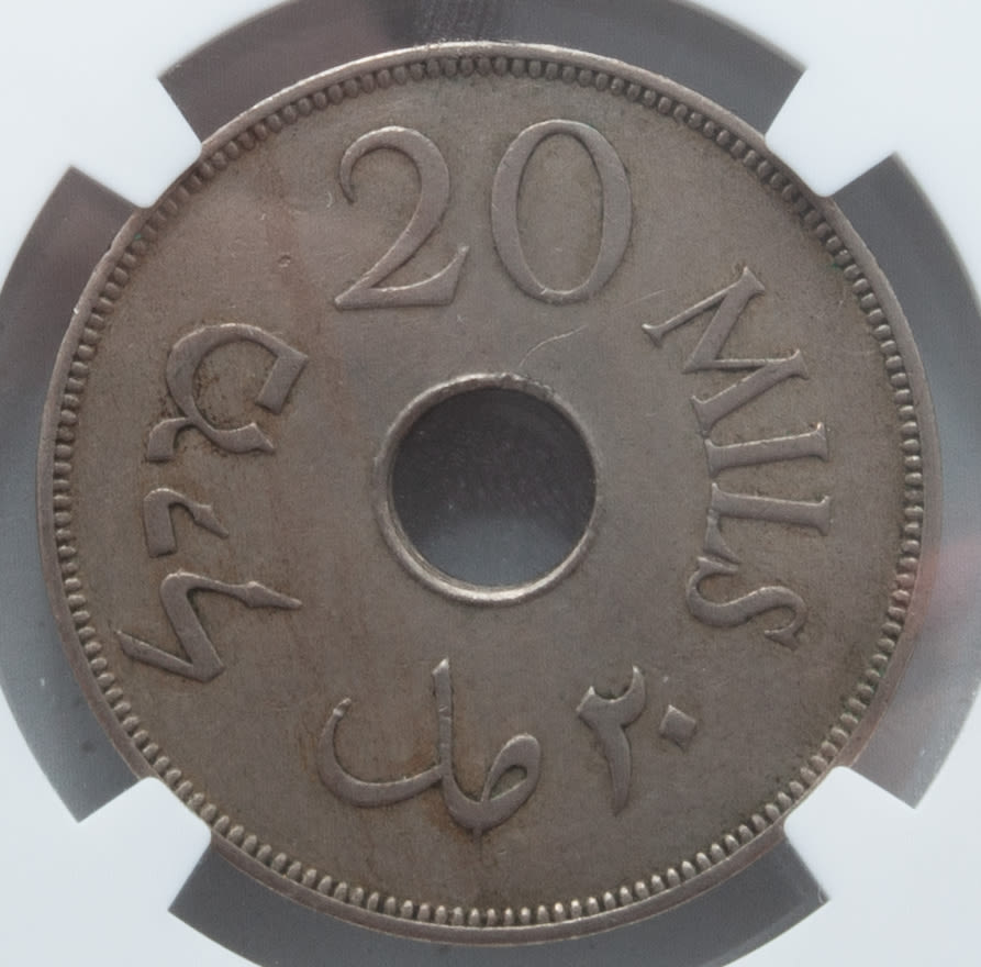 Palestine - 20 Mils 1941 - NGC AU 55 - 1 1