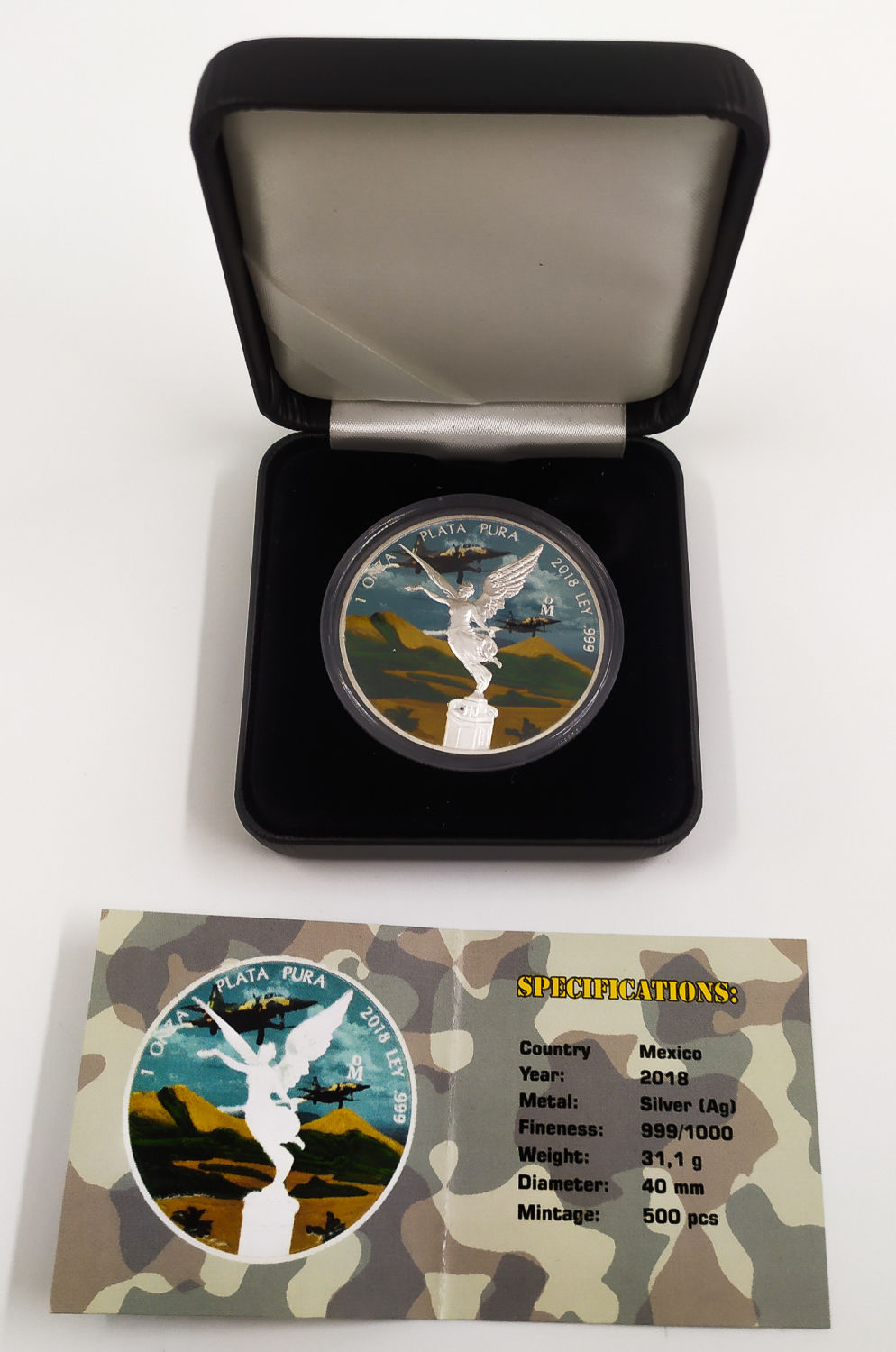 Mexico - 2018 - Silver Ounce Coin, Military Edition - 1 1