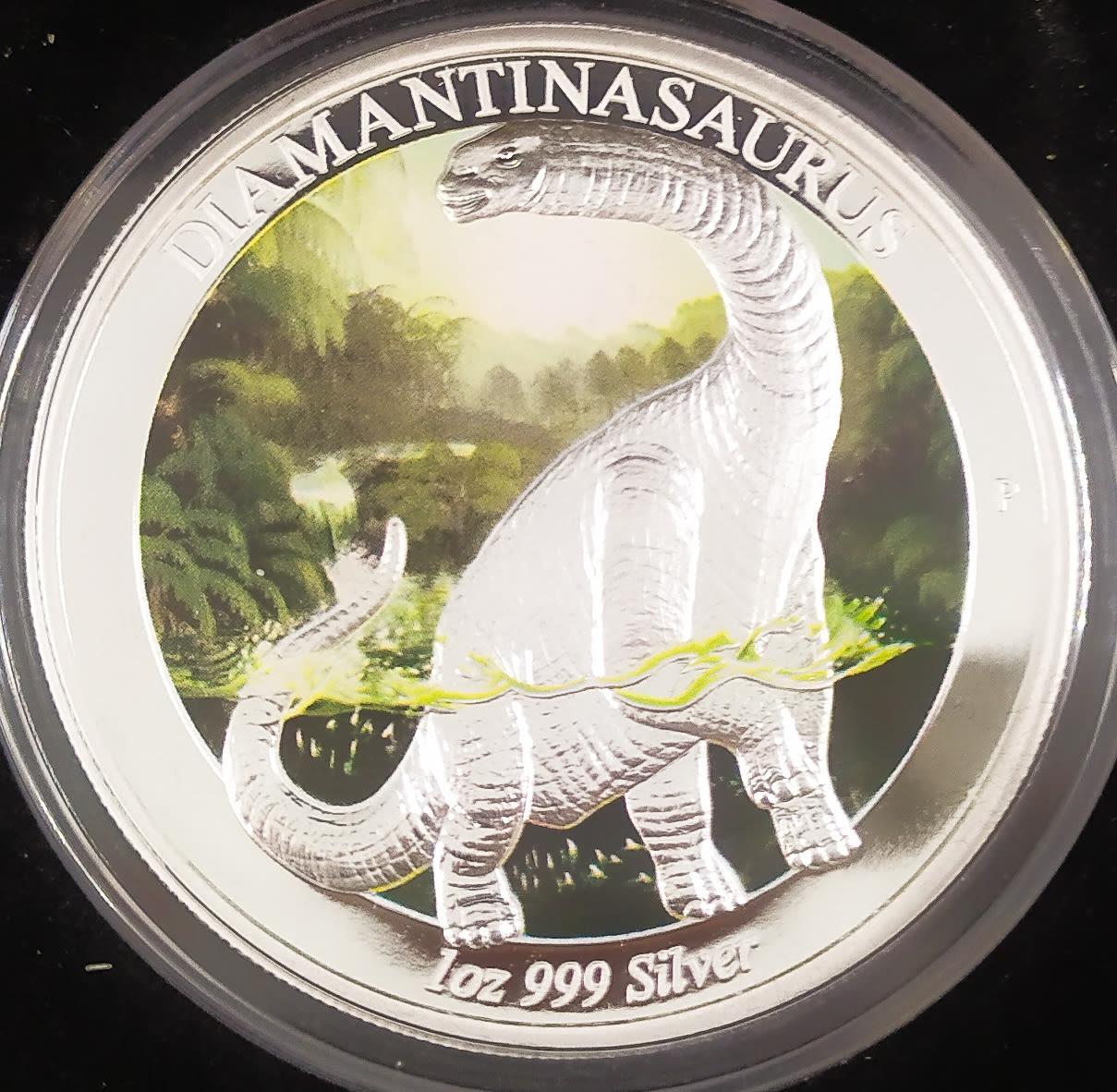 Australia - 2015, set of 2 coins $ 1 pure silver dinosaurs. - 1 2