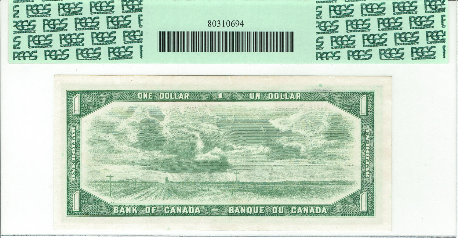 Canada - 1 Dollar 1954 - PCGS 58 PPQ - 1 1