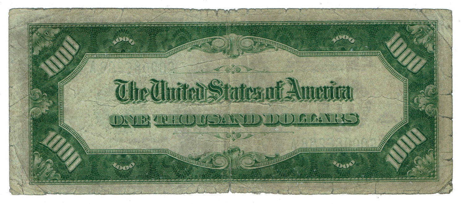 USA - 1000 Dollars 1934 - F - 1 1