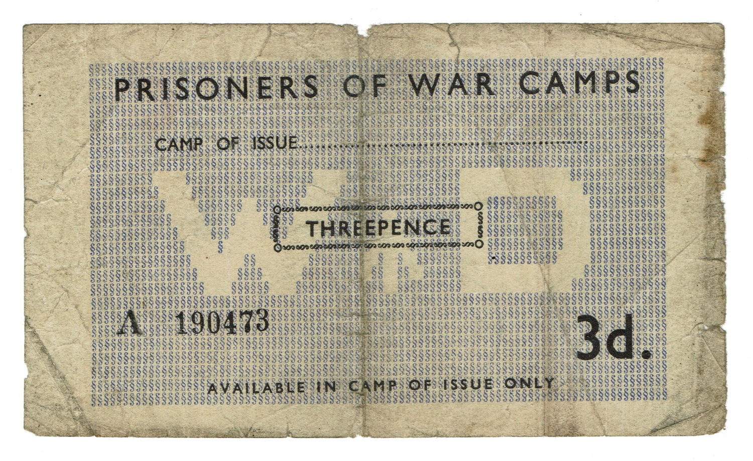 Great Britain - War Department (WD) WWII POW Camp - 1 0