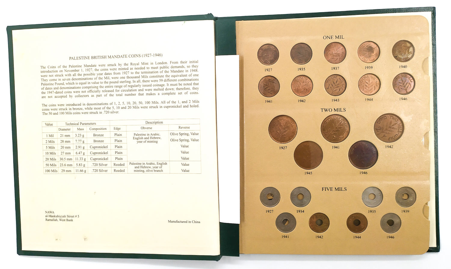 Palestine - Full 59 Coins set of British Mandath - 1 0