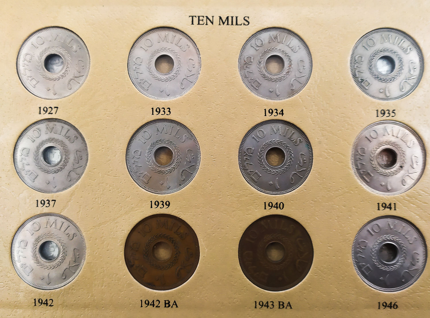 Palestine - Full 59 Coins set of British Mandath - 1 11