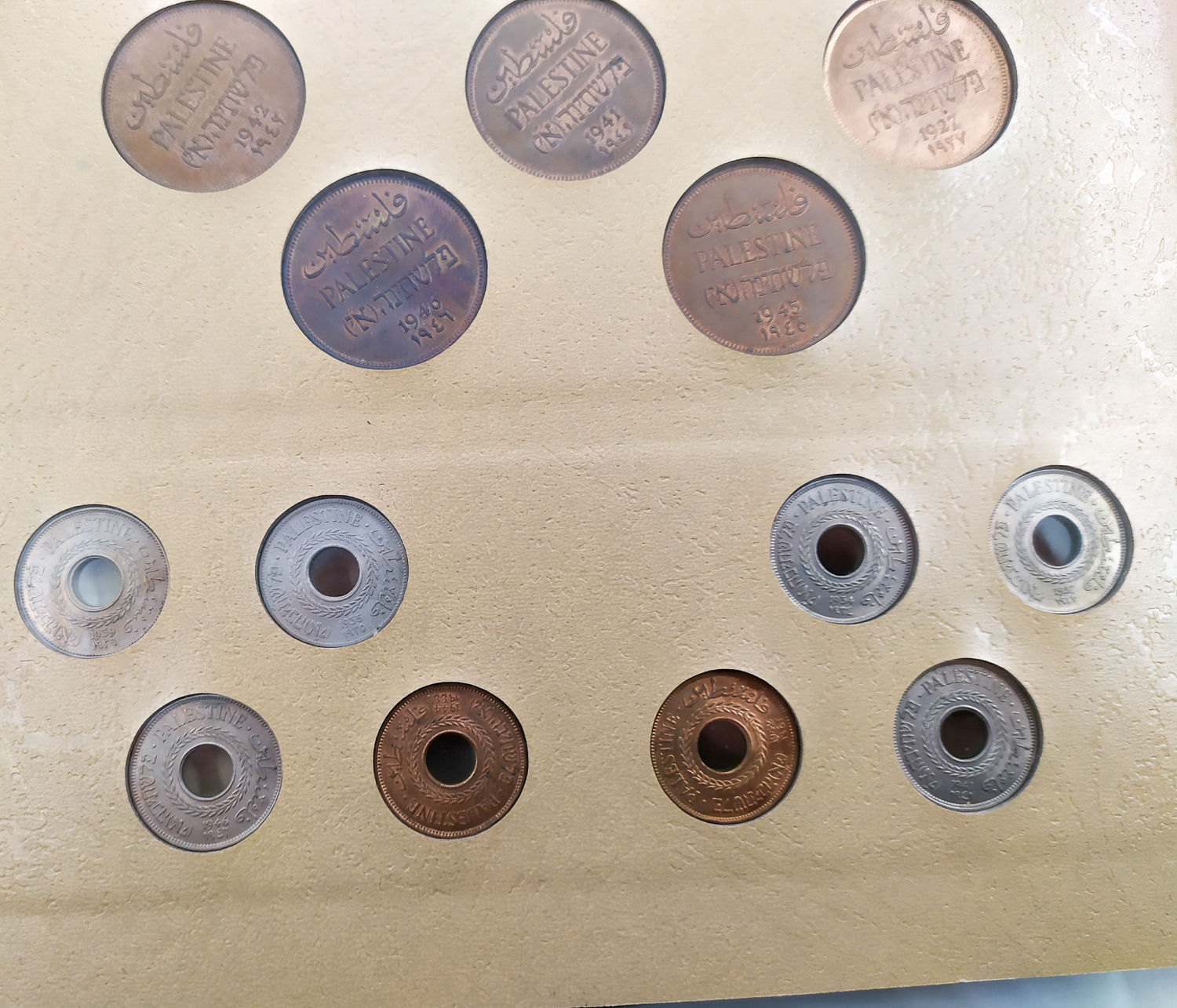 Palestine - Full 59 Coins set of British Mandath - 1 10