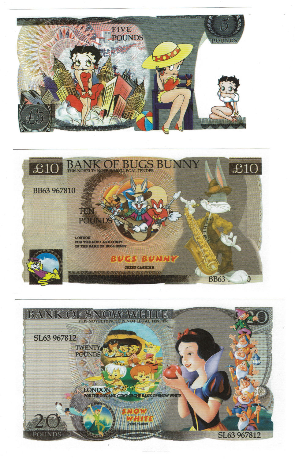 World Banknotes - Fantasy - Probably used in Disney world - 1 13