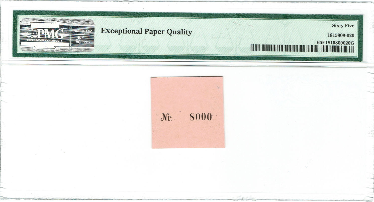 Israel - Paper money token - 2 Mils the-30' - "Hever Co-Op Society, Haifa" - PMG 65 EPQ - SPECIMEN - 1 1