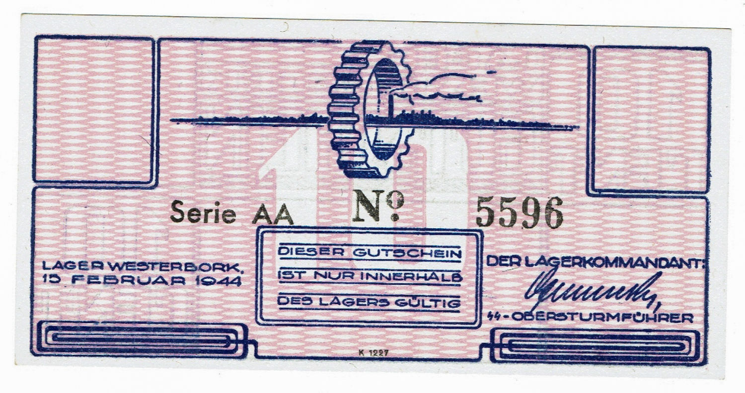 Netherlands - 10 cents 1944 - Westerbork camp - UNC - 1 0