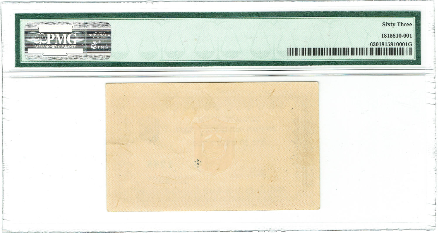 Israel - Tel Aviv waas city note - 50 mil 1948 - 4 Digits S.N. - PMG 63 - 1 1