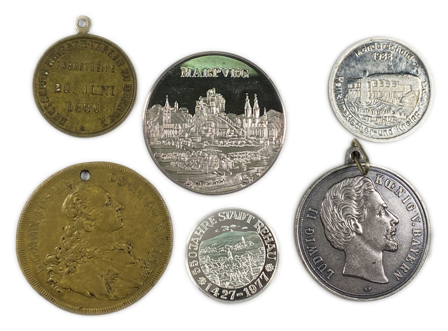 Germany - a collection of medals and medallions from different periods and years that mark a variety of ... - 1 4
