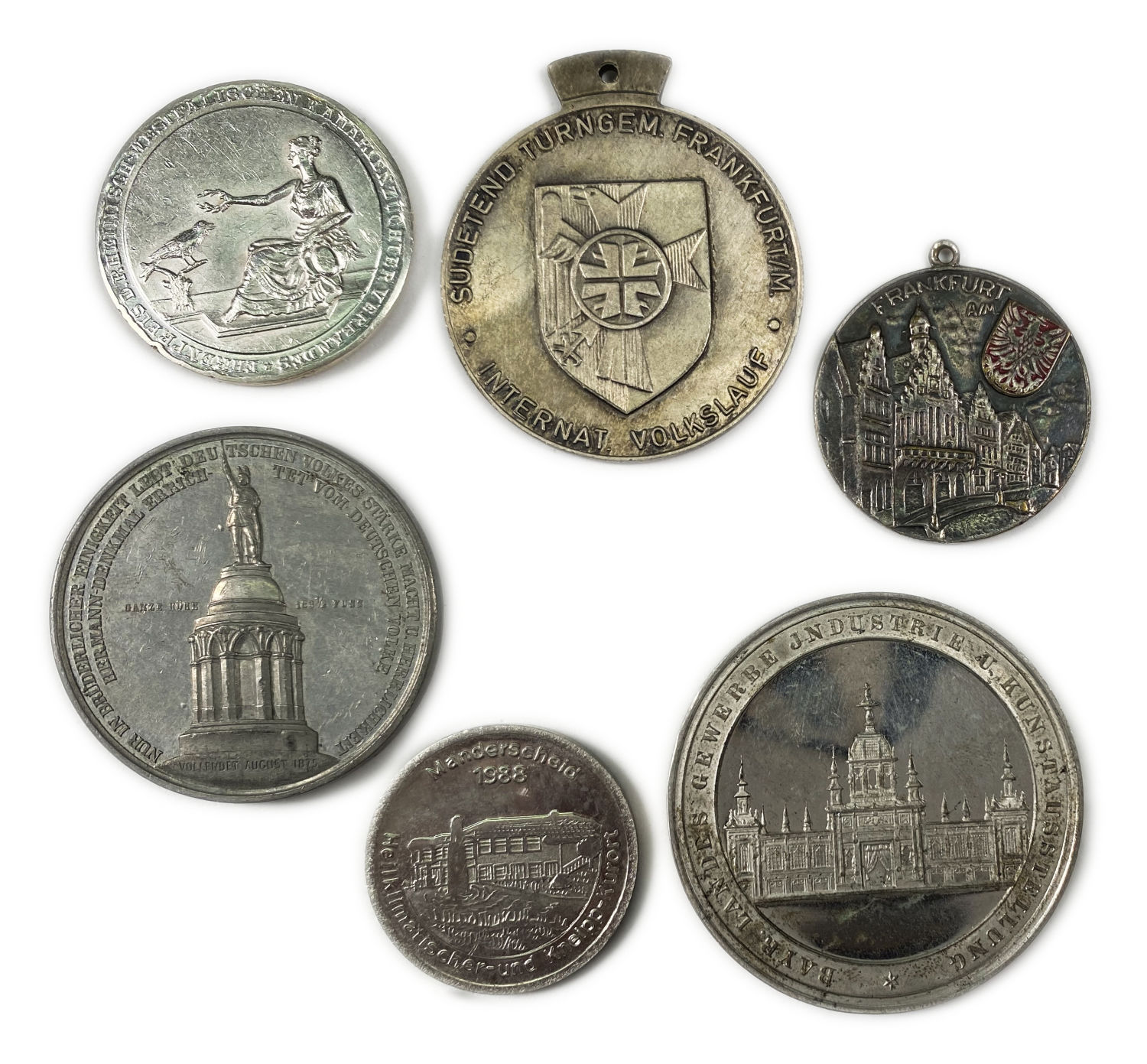 Germany - a collection of medals and medallions from different periods and years that mark a variety of ... - 1 2