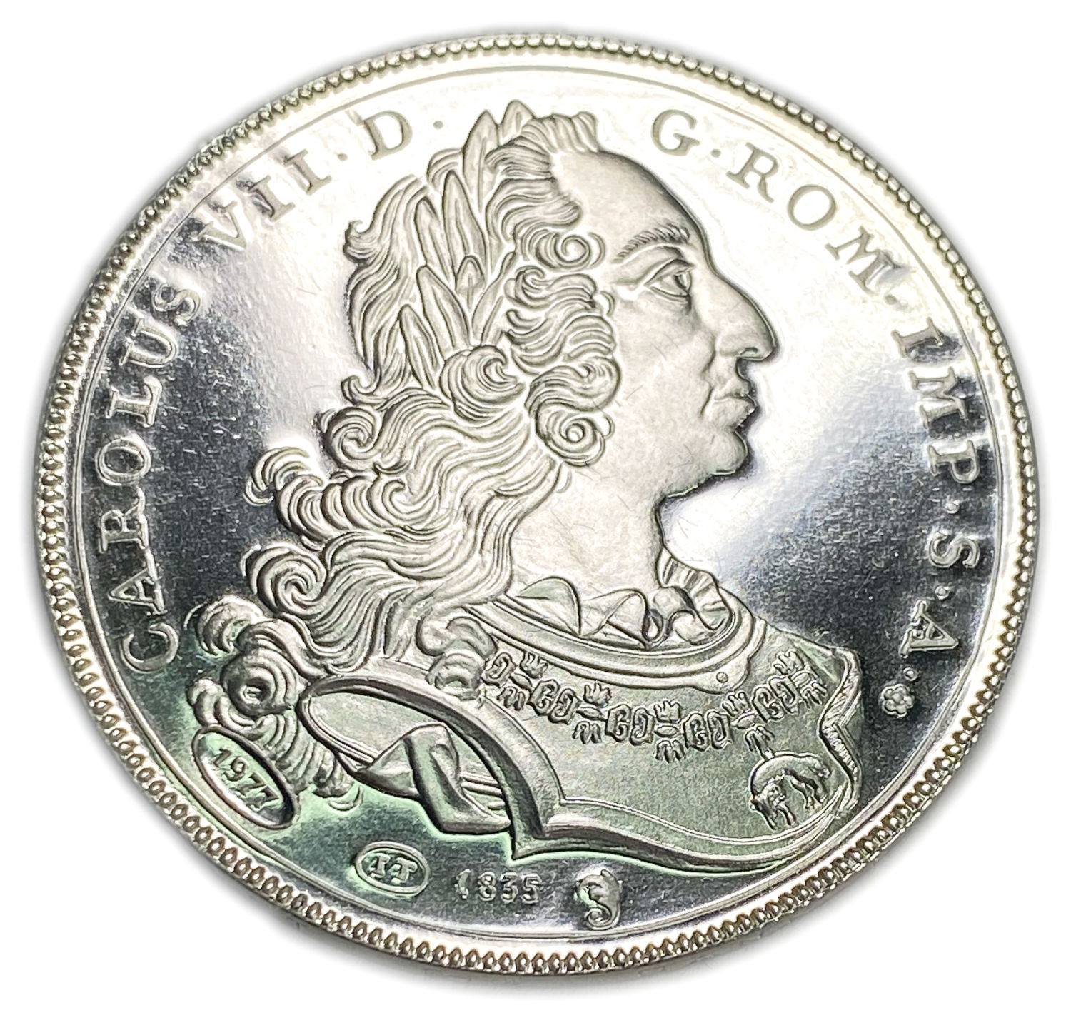 Germany - A pair of replicas of Taller coins, made of 835 silver
Year 1744 Weight 28 g
... - 1 6