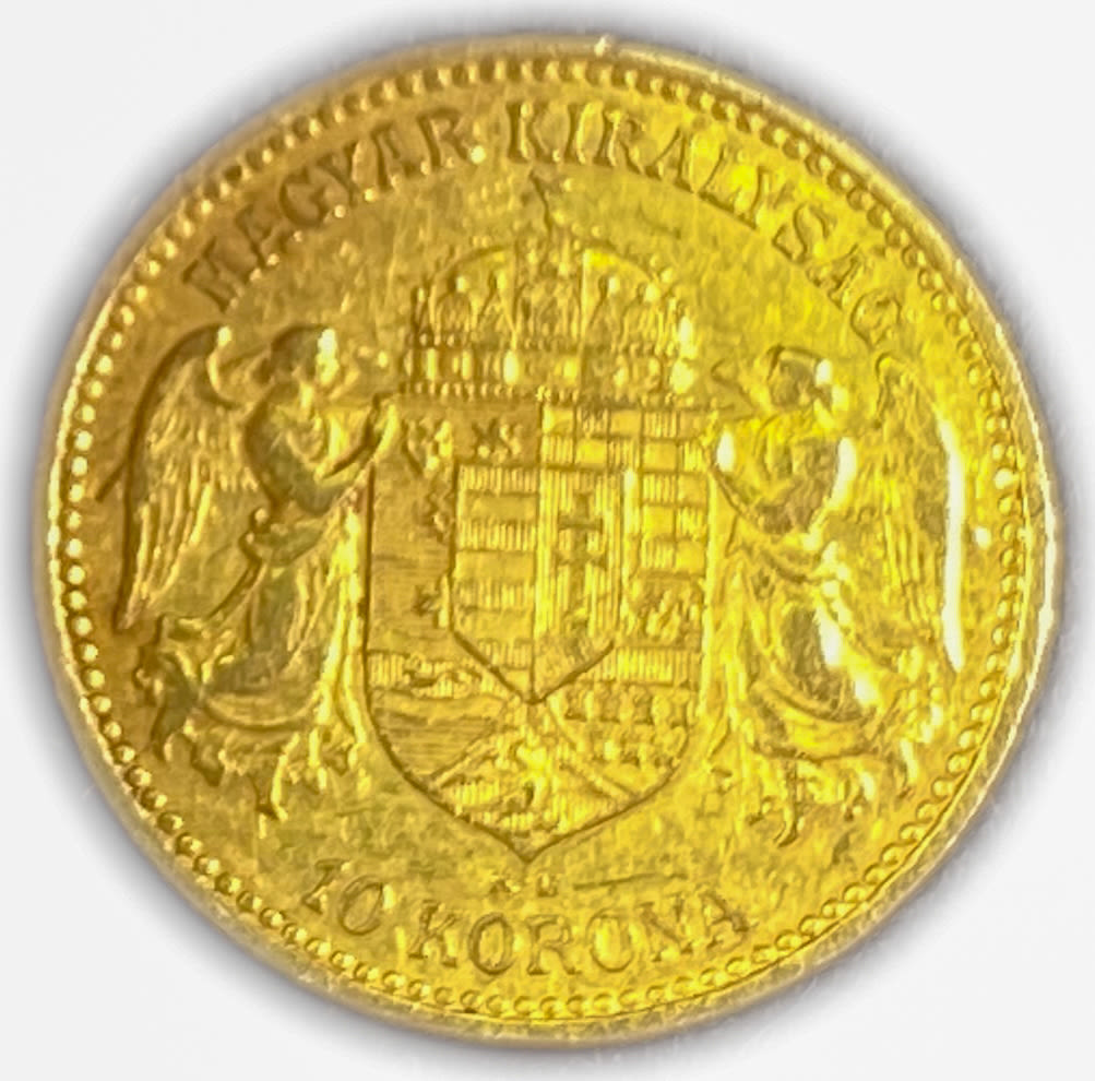 Austro Hungary - 10 krona 1904 - XF-AU - gold 900, 3.36 g, 19 mm - 1 3