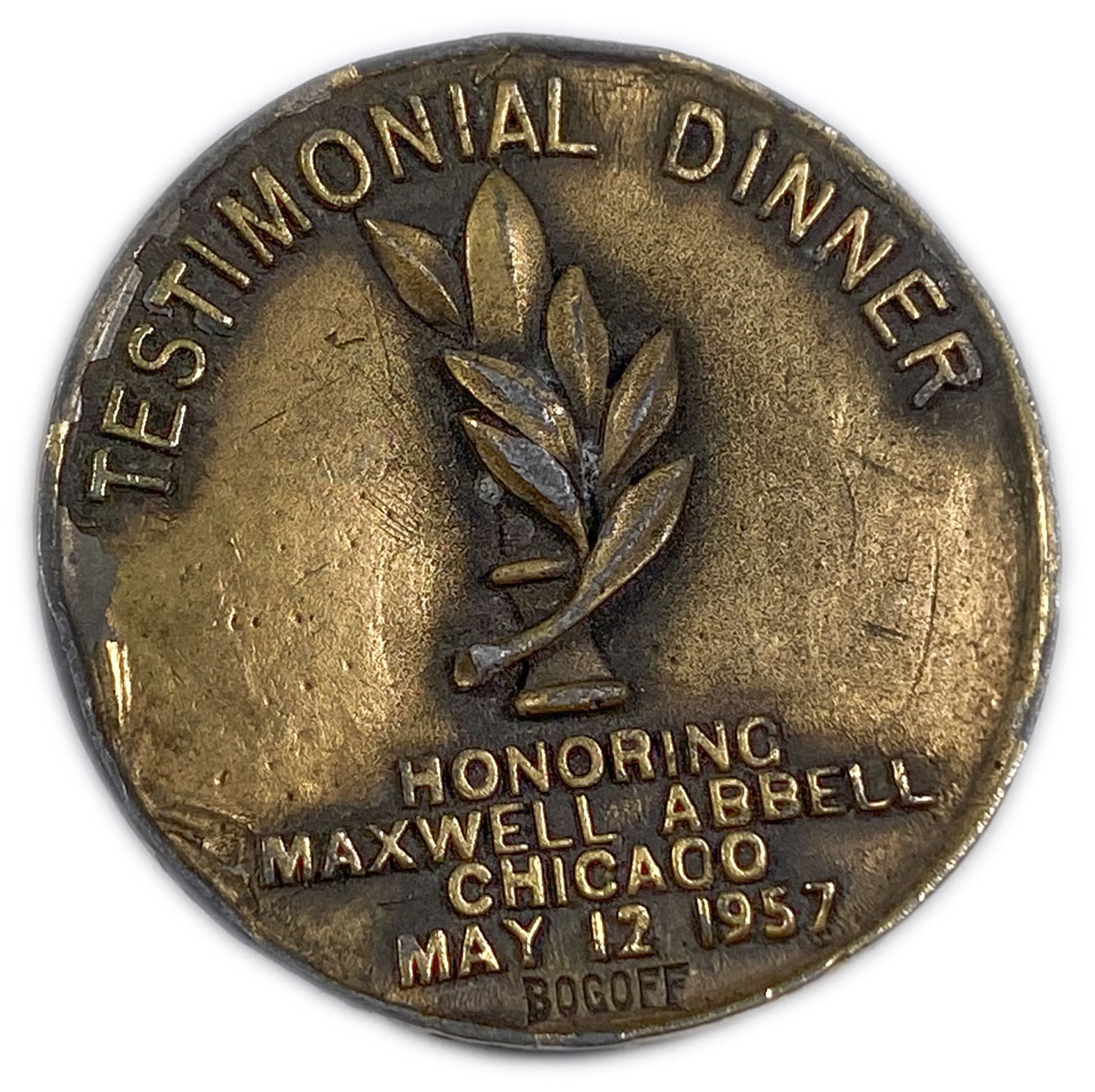 USA - Medal in honor of the Ninth Independence Day of the State of Israel 1957 - 40 mm 24.43 g ... - 1 1