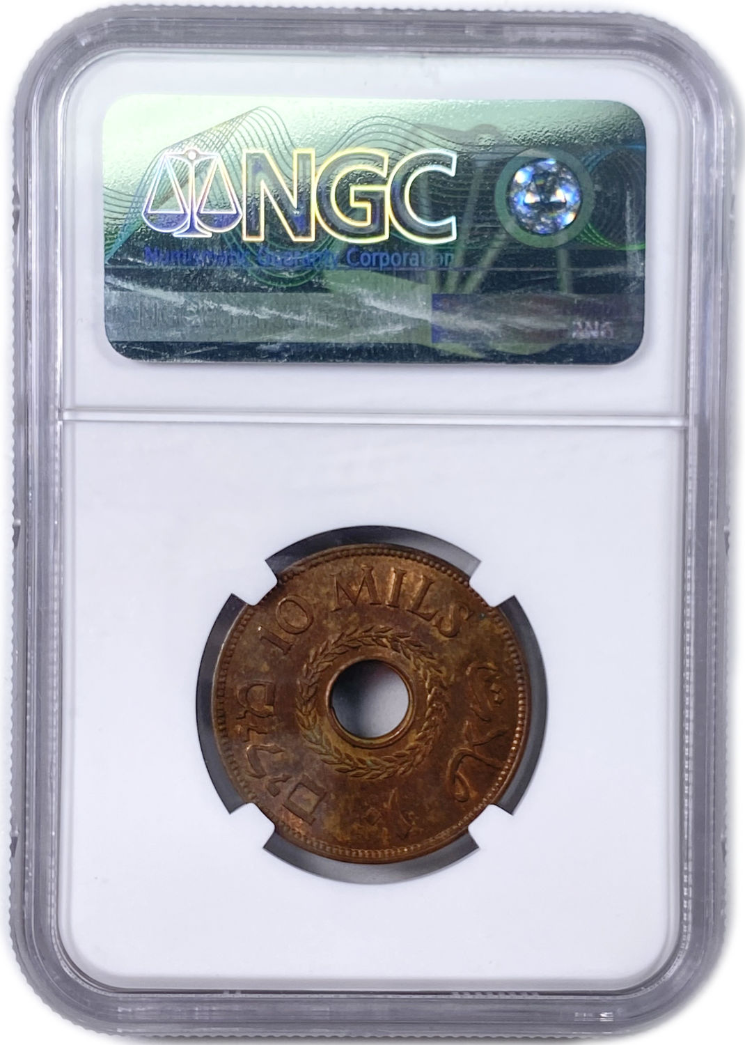 Palestine - 10 Mils 1942 - NGC MS 64 BN
MIL, was the Hebrew name of the coin that was legal in ... - 1 3