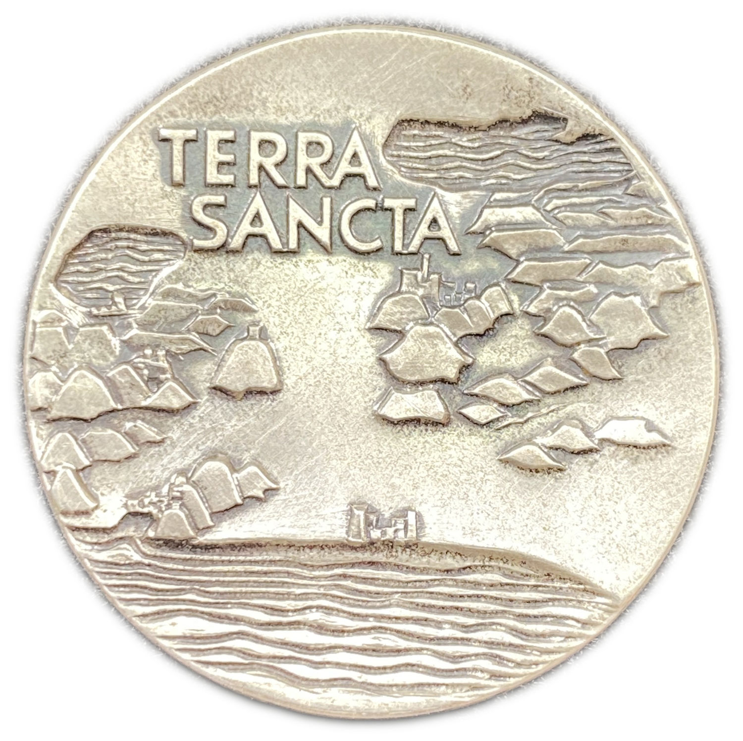Israel - Pilgrims, Terra Sancta State Medal, 1963 - Silver 935, 28g, 35mm - Max mintage 7,050 units
...