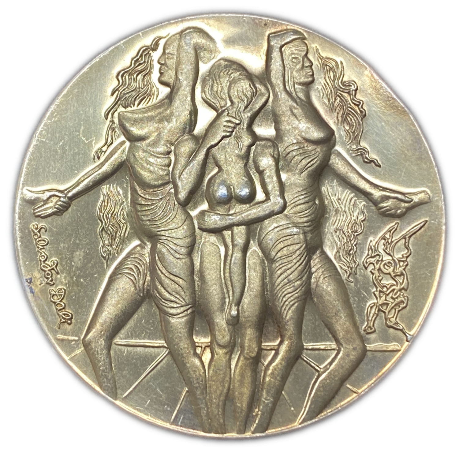 Israel - Medal for Peace 1978 - Silver 999 (Gold plated), 100 g, 59 mm - Mintage 3,500
Design: ... - 1 1