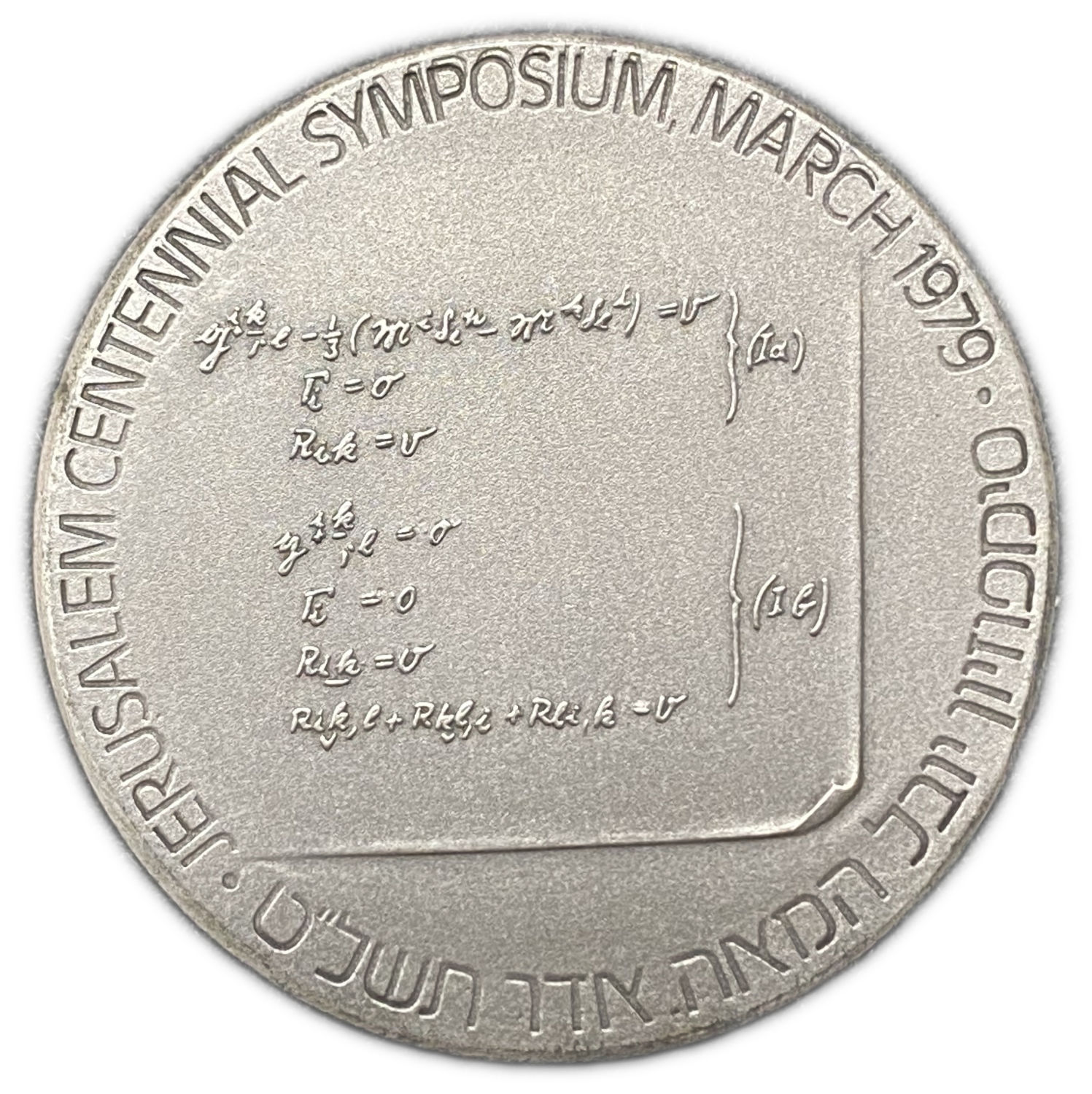 Israel - Albert Einstein, State Medal 1979 - 935 silver, 47g, 45mm
Albert Einstein (1879-1955), one ... - 1 1