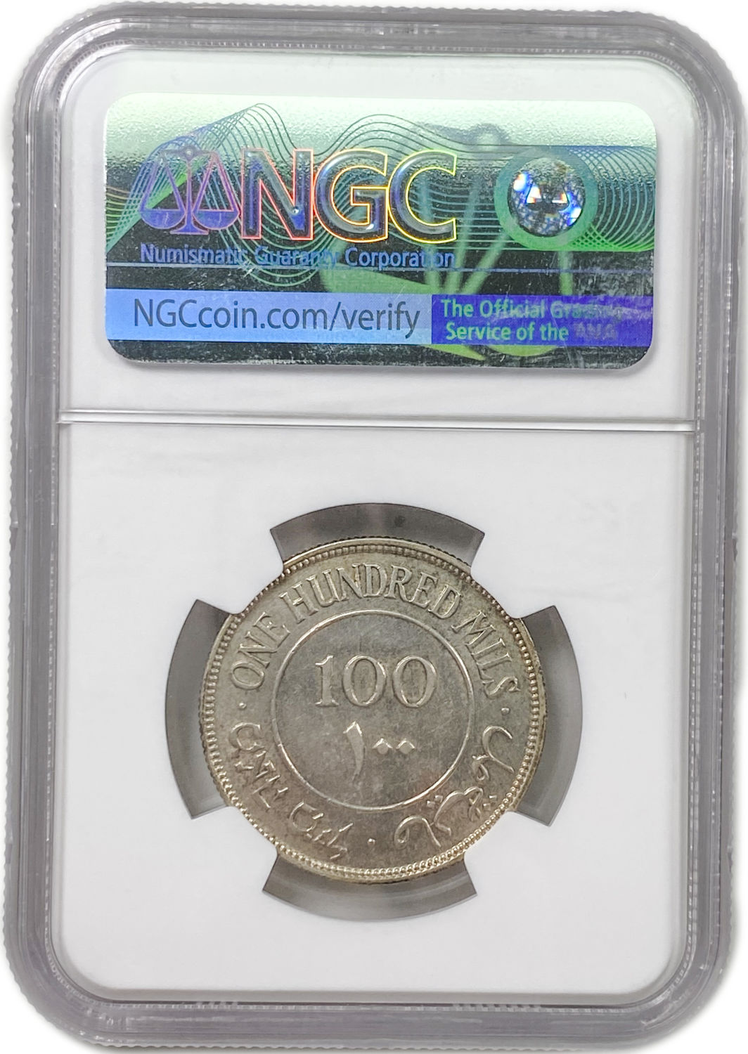 Palestine - 100 Mils 1934 - NGC UNC DETAILS
Mil, was the Hebrew name of the coin that ... - 1 3