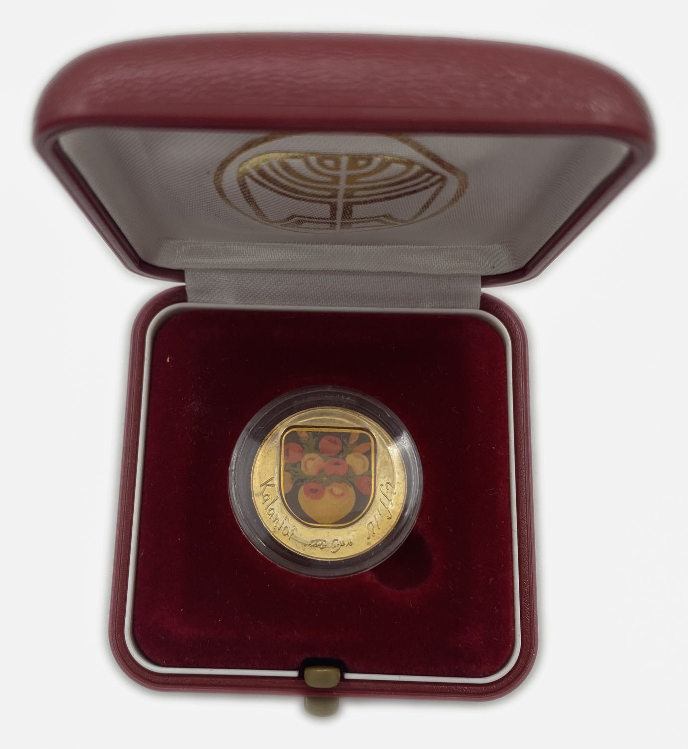 Israel - Kalaniot, designed by Shoshana Damari. State Medal - Gold 14k, 7g - 1 2