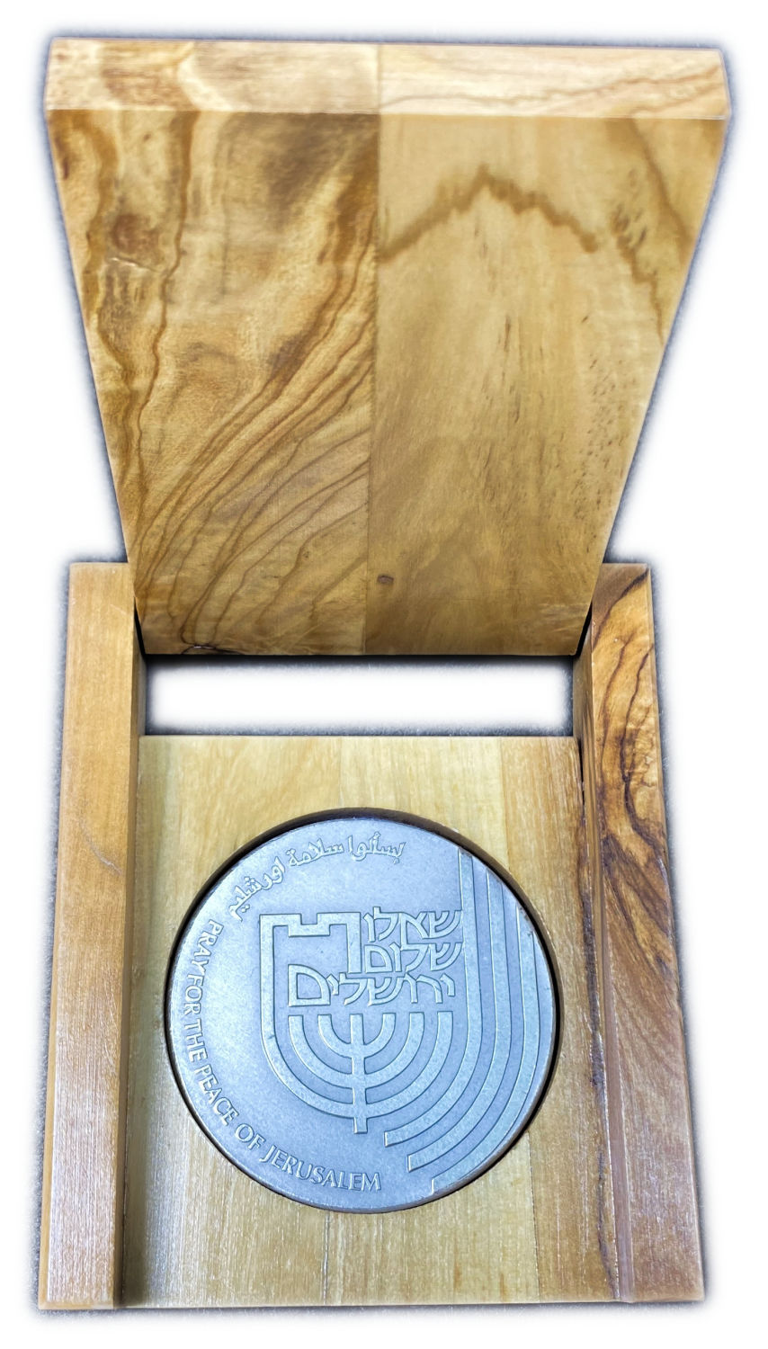 Israel - Jerusalem Reunited, 25 Years . 1992 - Silver 999, 60g, 50mm
In honor of the 25th ... - 1 0